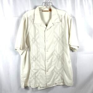 The Havanera Co L Short Sleeve Button Down Shirt